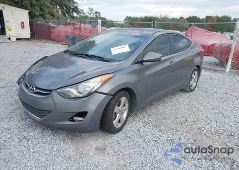 2013 Hyundai Elantra Gls z USA, uszkodzony, nr VIN 5NPDH4AE6DH298731